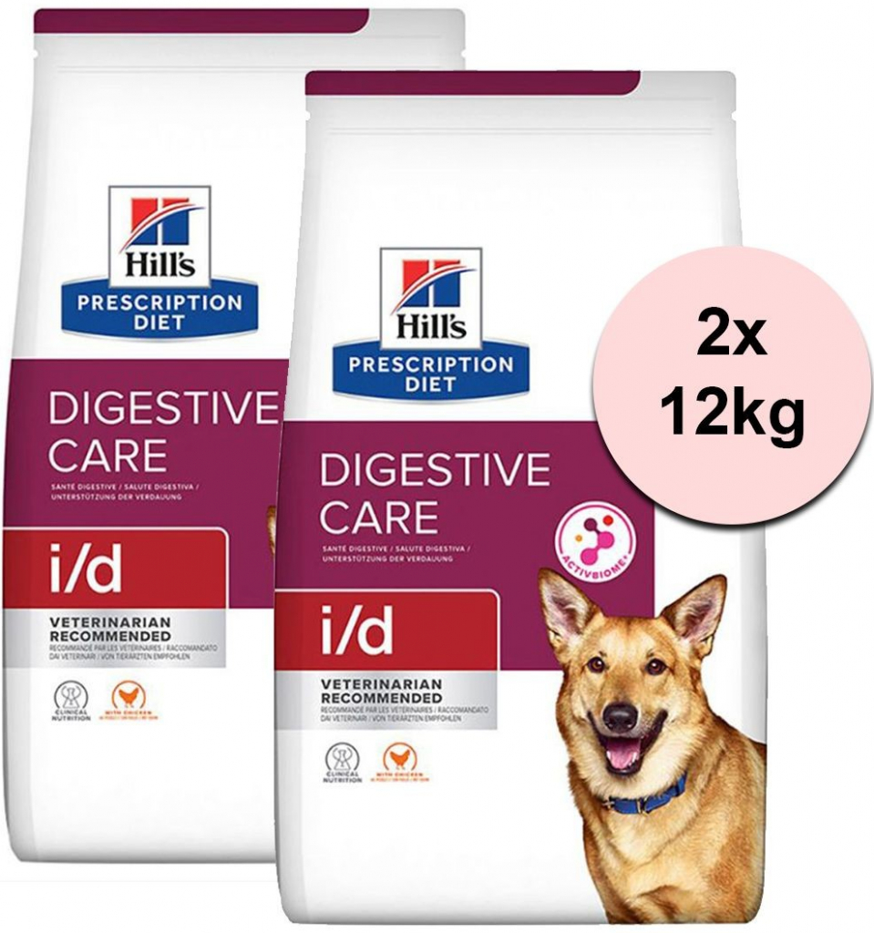 Hill\'s Prescription Diet Canine i/d Low Fat s AB+ 2 x 12 kg