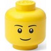 LEGO® úložná hlava mini chlapec s vekom 10,2 x 10,2 x 12 cm