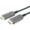 PremiumCord Ultra High Speed HDMI 2.1 optický fiber kabel 8K@60Hz, pozlátený 25m kphdm21x25