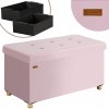 InternetovaZahrada - Úložná lavica 76x38x42 cm - ružová