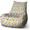 Sablio Sedací vak Bean Detské obrázky - 60 x 70 x 70 cm
