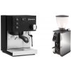 Rancilio Silvia BC, black + Stone Espresso Pebble, chrome