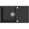 Sink Quality Sink55, kuchynský granitový drez 780x460x215 mm, čierna, SKQ-SINK.C.1KDOL