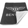 Sablio Detská deka pre bábätko Logo Bentley Černý - 80x100 cm