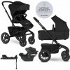 EASYWALKER Kočík kombinovaný Jimmey 2v1 Pepper Black LITE AIR + CYBEX Aton B2 i-Size + základňa