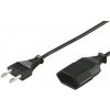 PremiumCord Kabel síťový dvojvidlice 230V 2m bílý