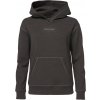 Dámska mikina Calvin Klein, PULLOVER HOODIE tmavo sivá,Biela XS