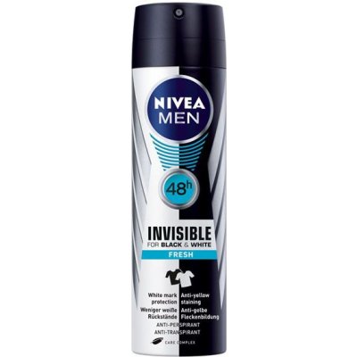 Nivea Men Invisible Black & White Fresh Antiperspirant Spray 150ml