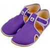 Antal Shoes Detské barefoot papuče - Antal Rascal Basic fialovej Veľkosť: 26