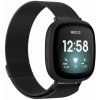 Kovový remienok Fitbit Versa 3 / Sense – Magnetic – čierna