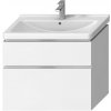 Kúpeľňová skrinka pod umývadlo Jika Cubito 84x46,7x68,3 cm biela H40J4264025001
