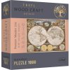 TREFL Wood Craft Origin puzzle Antická mapa světa 1000 dílků