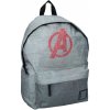 Viackomorový predškolský batoh Avengers Vadobag pre chlapcov, odtiene šedej a striebornej