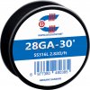 Plain wire SS316L Coilology odporový drôt, AWG 28 ga - 0,32 mm