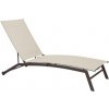 Sammer Záhradné lehátko v béžovej farbe 195x63x34/90 cm ANH0692