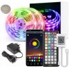 Sada LED 40 m RGB 5050 Aplikácia na telefón BLUETOOTH Napájací adaptér Diaľkový Ovládač 24V