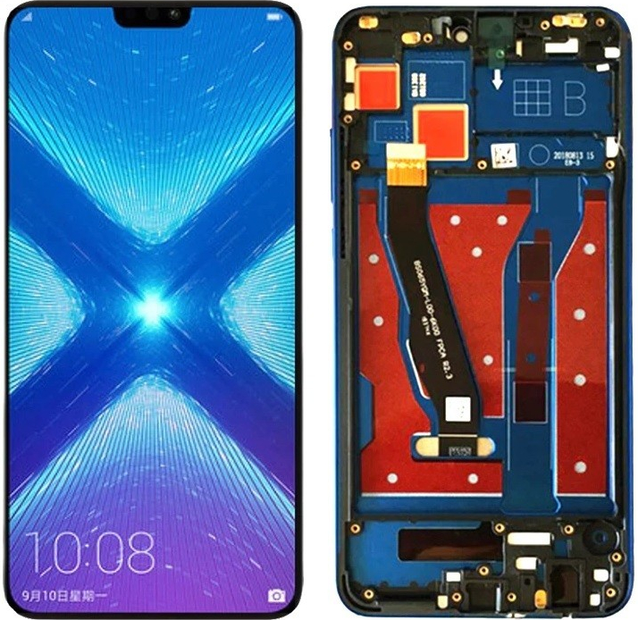 LCD Displej + Dotykové sklo + Rám Huawei Honor 8X