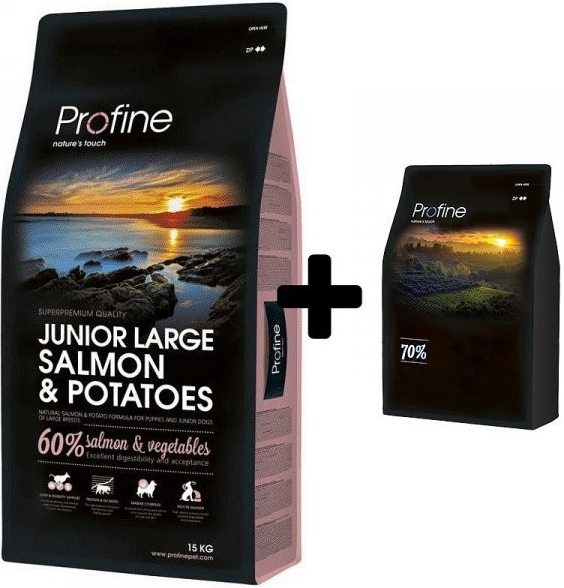 Profine Dog Junior Large Salmon & Potatoes 15 kg