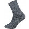 Novia dámske vlnené ponožky Nórska 1241 čierna