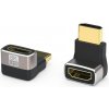 PREMIUMCORD Adaptér spojka 8K HDMI A - HDMI A, F/M, zahnutá do pravého úhlu 90° kphdma-40 PremiumCord