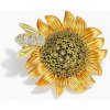 Swarovski E. Brošňa Van Gogh Sunflower, slnečnica seb1091