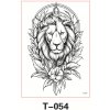 Dočasné vodeodolné tetovanie - Lev - T-054