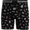 Smartwool M MERINO PRINT BOXER BRIEF BOXED black gone camping Veľkosť: L pánske boxerky