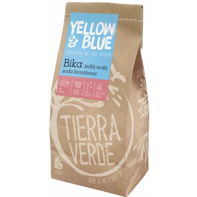 Yellow & Blue Bika – jedlá sóda, sóda bicarbona, hydrogénuhličitan sodný 1 kg (pap. vrece) 1 kg