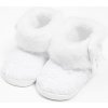 Dojčenské zimné krajkové čižmy New Baby 3-6 m biele - 3- 6 m