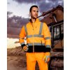 ARDON SIGNAL HI-VIS VÝSTRAŽNÁ FLÍSOVÁ MIKINA ORANŽOVÁ-ČIERNA H5911 - XL