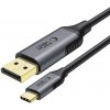 TECH-PROTECT ULTRABOOST KÁBEL TYPE-C NA DISPLAYPORT 1.4 8K 60HZ 180CM ČIERNY (5906302321780)