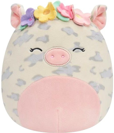 Squishmallows Strakaté prasiatko s čelenkou Rosie