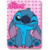 Lilo a Stitch Flísová deka Disney Stitch růžová 100x140cm