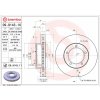 BREMBO Brzdový kotúč 09.9143.11