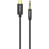 Baseus CAM01-01 USB type C M - Jack 3,5 mm M, 1,2m, černý