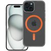 Kryt Drop Glue Colorful Ring Mag Cover s MagSafe iPhone 15 Orange