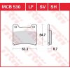 TRW brzdove platničky TRW MCB530SH