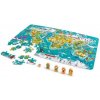 Hape Detské puzzle - Mapa sveta 2 v 1