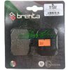 BRENTA BRZDOVÉ PLATNIČKY KH266 ORGANICKÉ BREMBO ZADNÉ