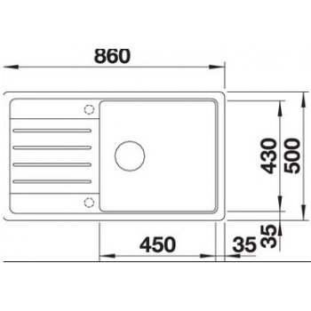 BLANCO Legra XL 6 S čierna