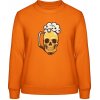 AWDis Sweat Mikina - Pivný pohár v tvare smrtky - Orange Crush - XL - Dámske
