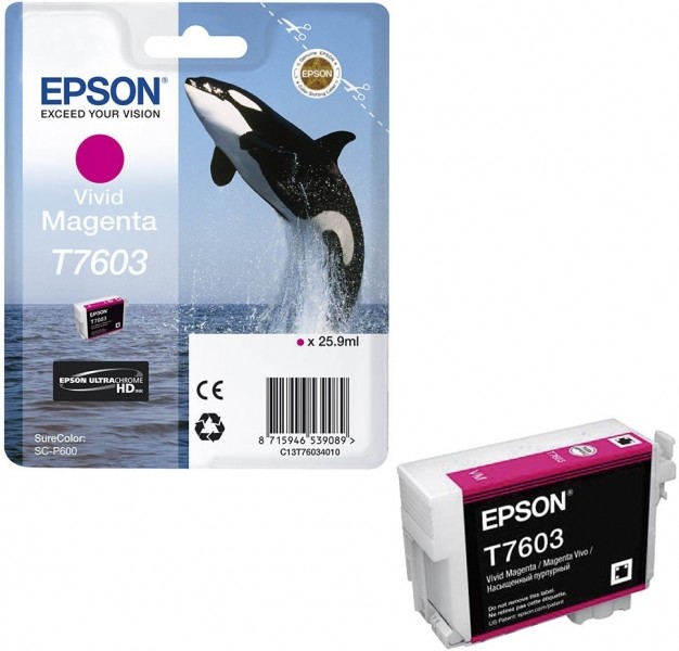 Epson T7603 Vivid Magenta - originálny