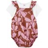 CARTER'S Set 2dielny tričko kr. rukáv, nohavičky na traky Pink Foral dievča NB/ veľ. 56 1N585910_NB