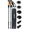 Trekingové palice Neo-Sport NS-380 Professional, 65-135 cm, 0,355 kg, 2 kusy, čierne