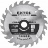EXTOL PREMIUM Pílový kotúč s SK plátkami 160x2,8x20mm 24z, 8803213