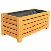 Bestent Drevený kvetináč Natural 60x33x25cm