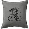 Cyklo kostra - Vankúš 50x50 - 50x50 - Iba poťah ( Tmavosivý melír )