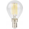 NEDIS LED žárovka E14/ G45/ 4,5 W/ 220 V/ 470 lm/ 2700 K/ stmívatelná/ teplá bílá/ retro styl/ čirá