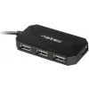 Natec Locust rozbočovač 4x USB 2.0 HUB, černý NHU-0647