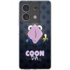 Picasee silikónový prehľadný obal pre Xiaomi Redmi Note 13 4G - COONDA chlupatka - tmavá